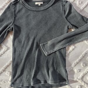 Z Supply Deep Green Long Sleeve Top